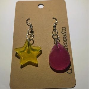 Hisoka Yellow&Pink Earrings